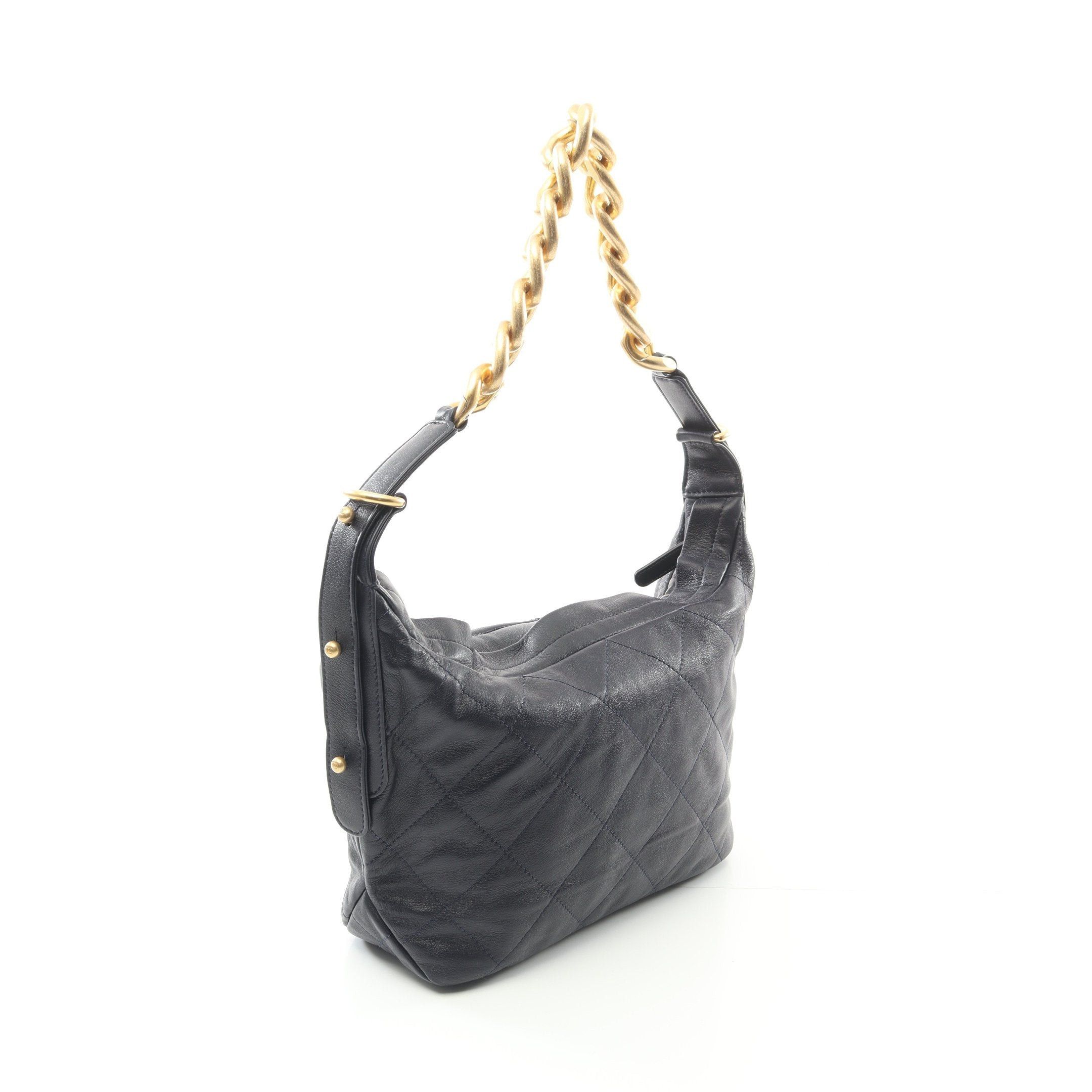 Chanel Chanel Matelasse Chain Shoulder Bag Leather Navy Gold Hardware Size ONE SIZE - 2 Thumbnail