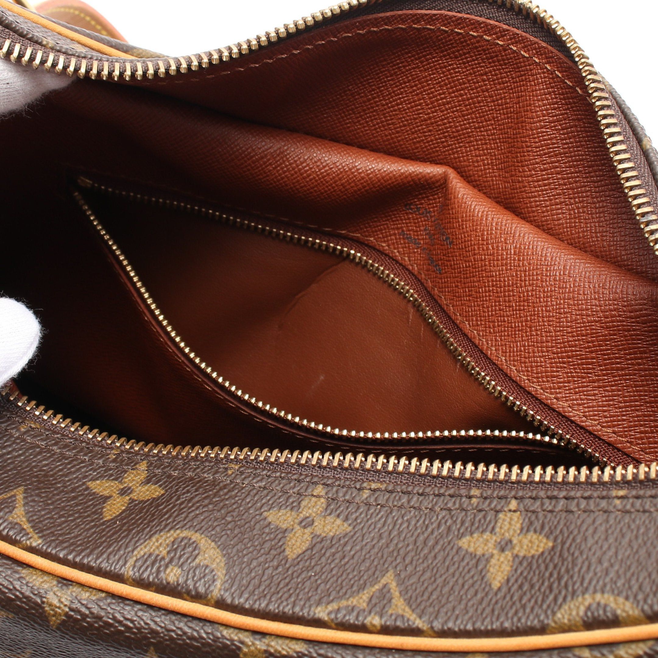 Louis Vuitton Louis Vuitton Boulogne Pm Monogram Shoulder Bag Leather Brown Size ONE SIZE - 6 Thumbnail