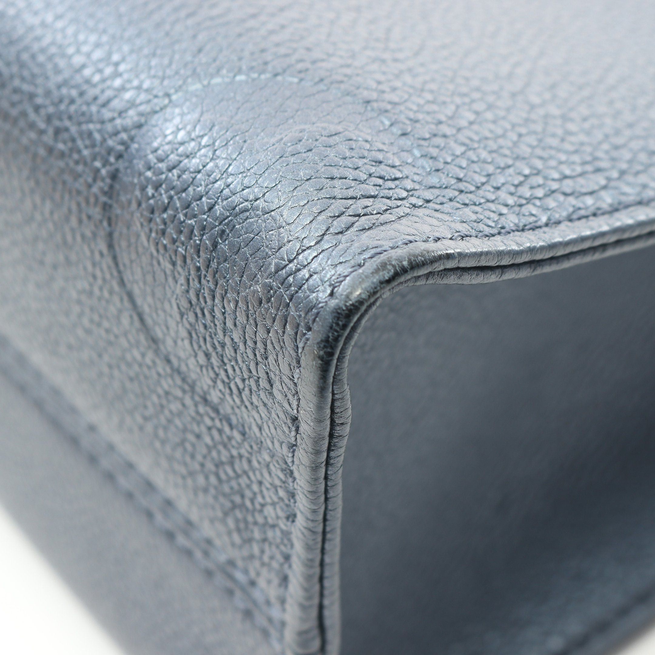 Louis Vuitton Louis Vuitton On-The-Go Pm Monogram Empreinte Handbag Leather Blue Size ONE SIZE - 7 Thumbnail