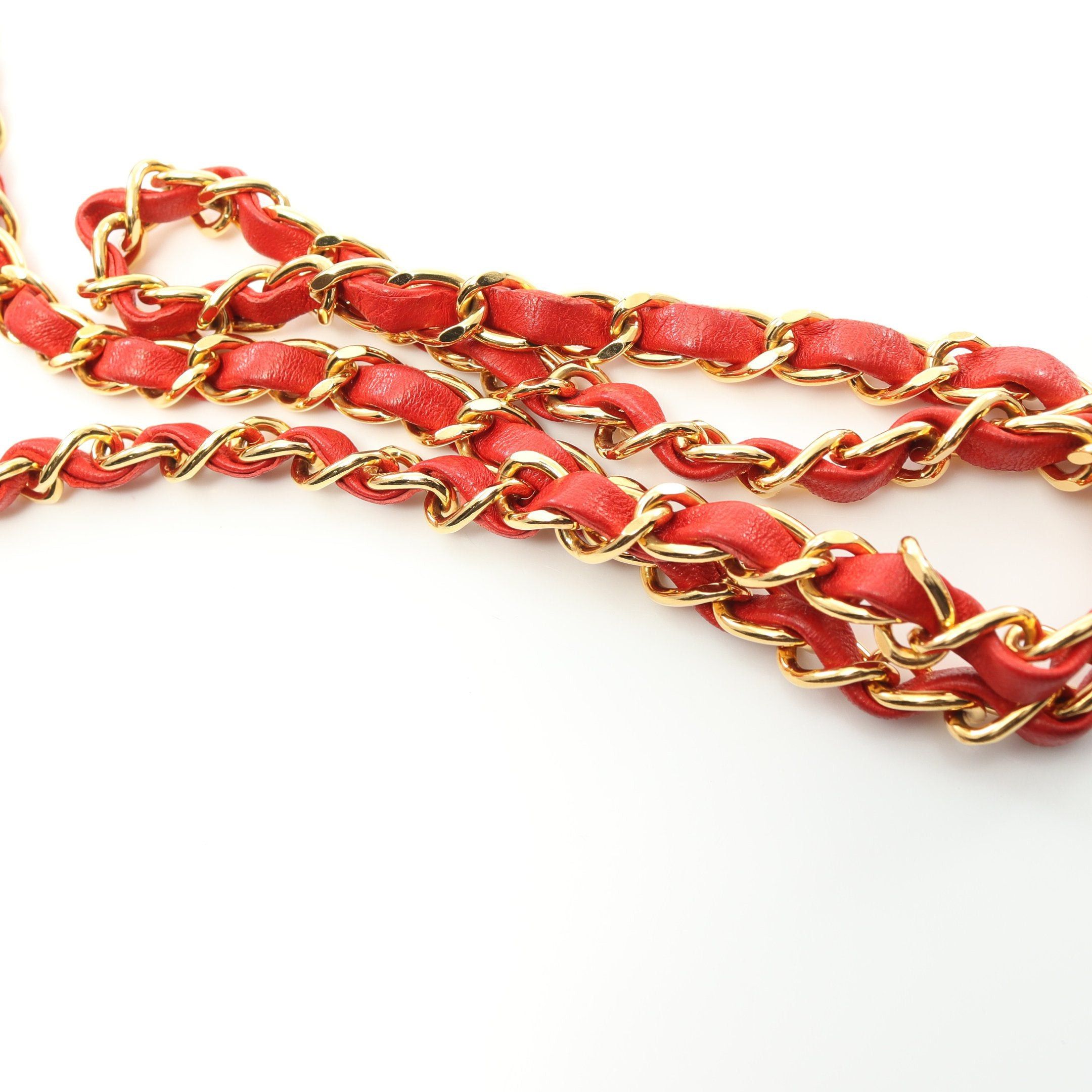 Chanel Chanel Matelasse Diana Flap Chain Shoulder Bag Lambskin Red Gold Hardware Size ONE SIZE - 13 Thumbnail