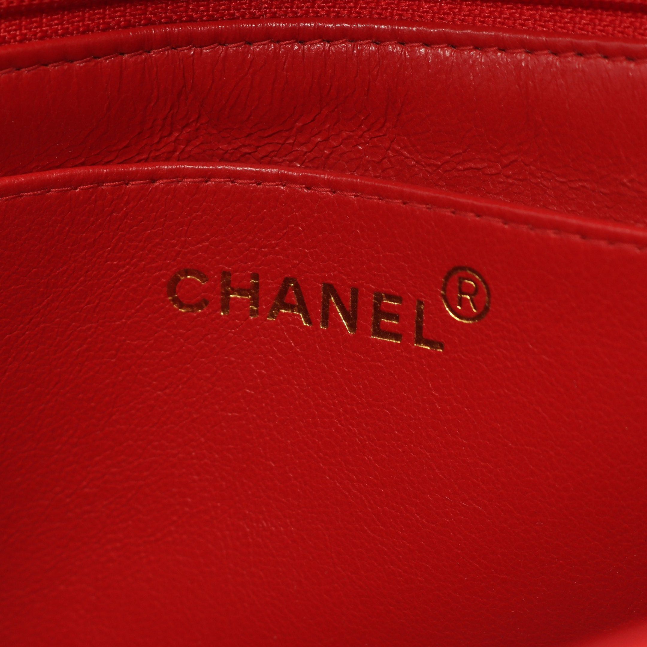 Chanel Chanel Matelasse Diana Flap Chain Shoulder Bag Lambskin Red Gold Hardware Size ONE SIZE - 4 Thumbnail