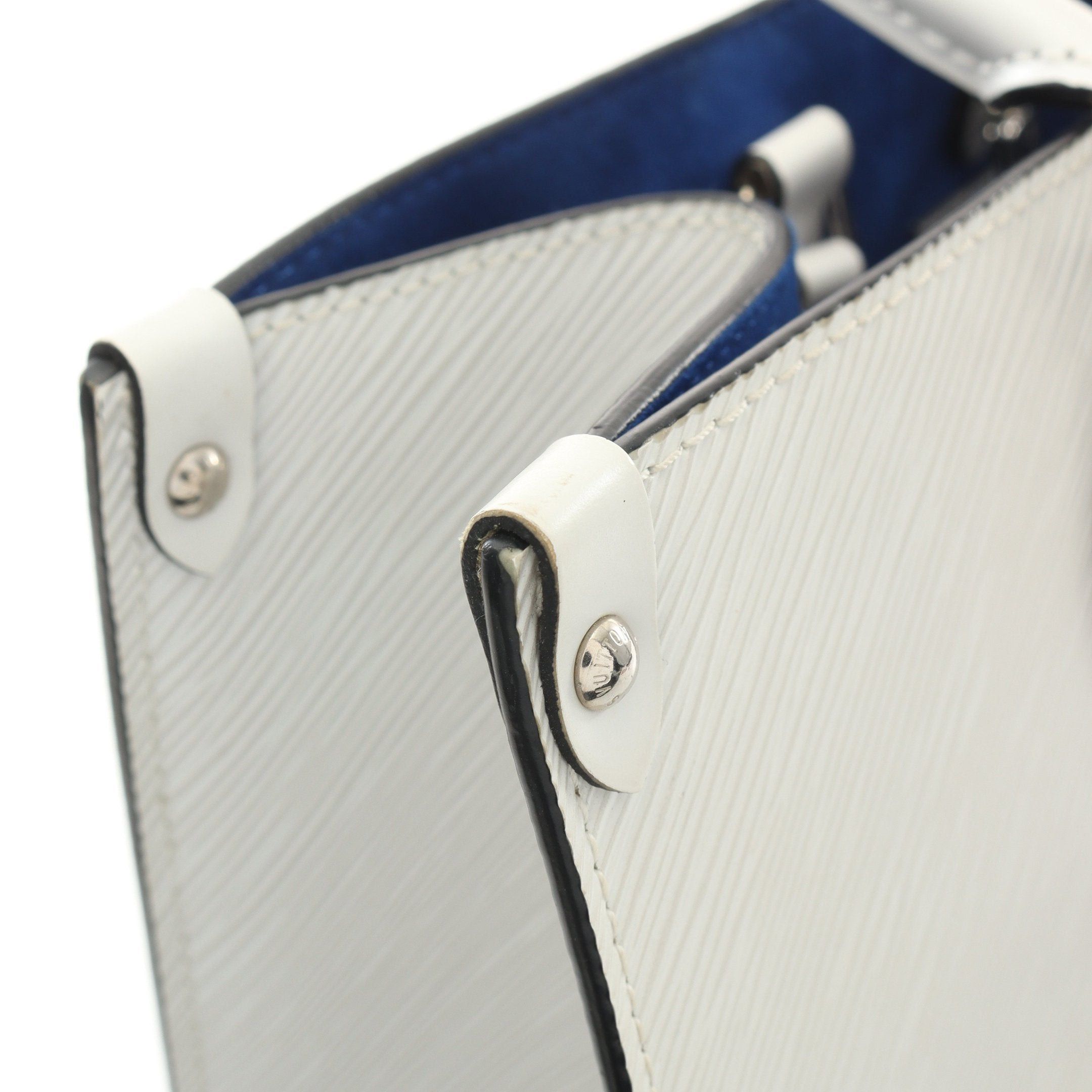 Louis Vuitton Louis Vuitton On-The-Go Mm Epi Shoulder Bag Tote Leather White Size ONE SIZE - 11 Thumbnail