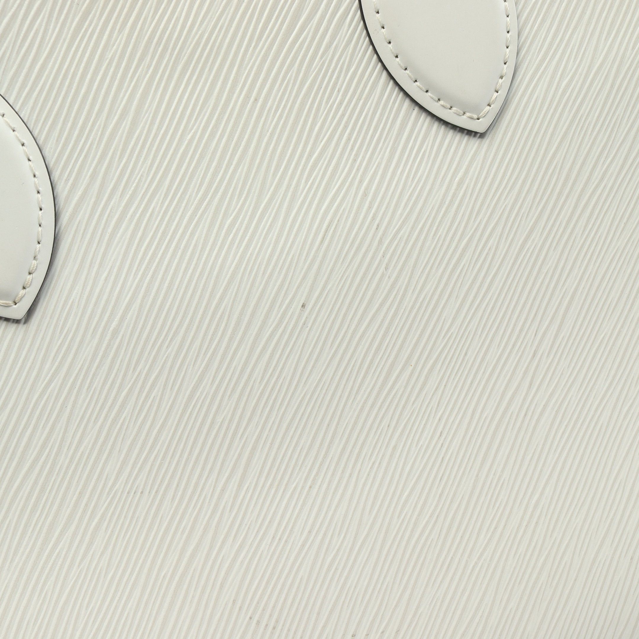 Louis Vuitton Louis Vuitton On-The-Go Mm Epi Shoulder Bag Tote Leather White Size ONE SIZE - 10 Thumbnail