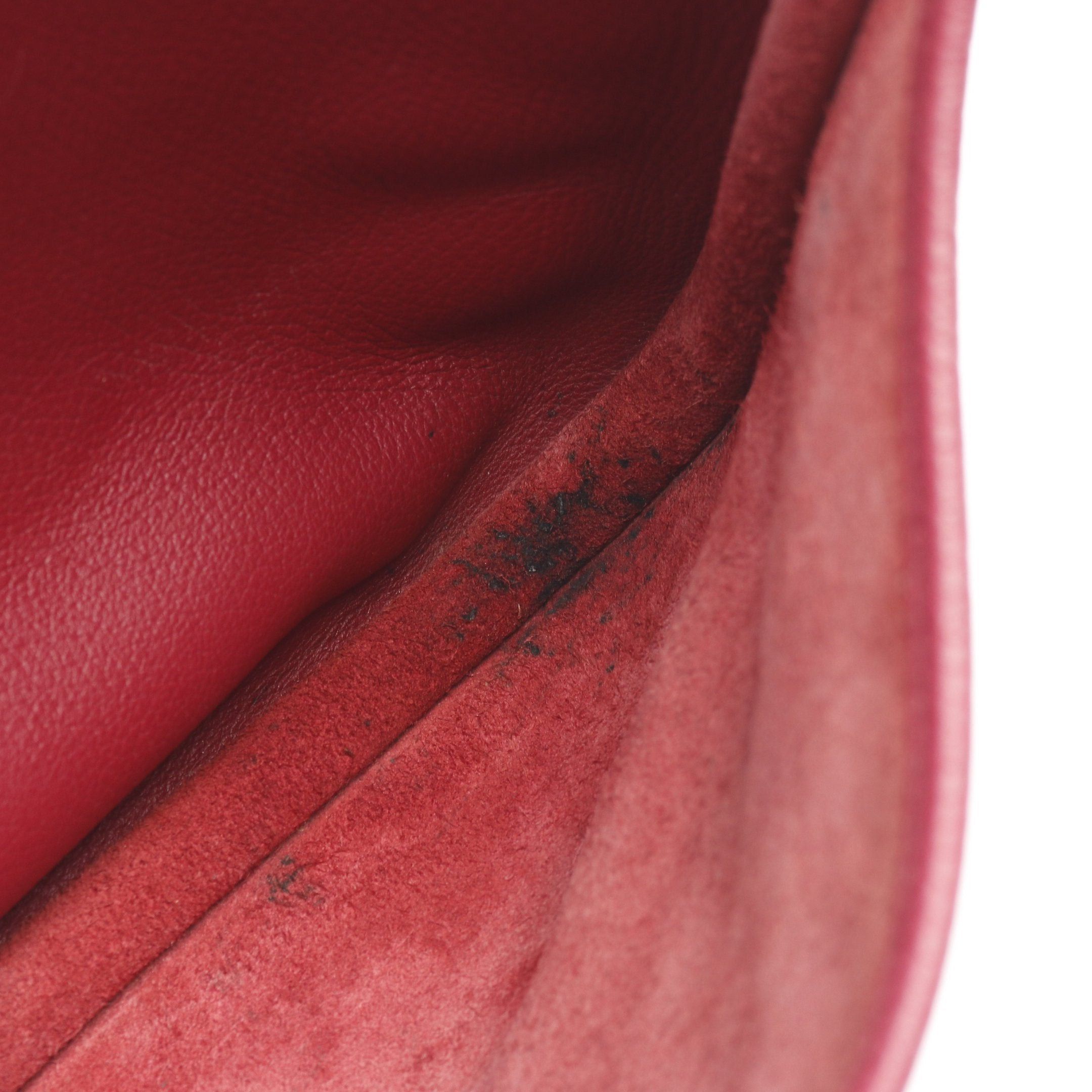 Hermes Hermes Evelyn 3 Troyes Gm Ruby Shoulder Bag Clemence Leather Bordeaux Silver Hardware □N Engraved Size ONE SIZE - 9 Thumbnail