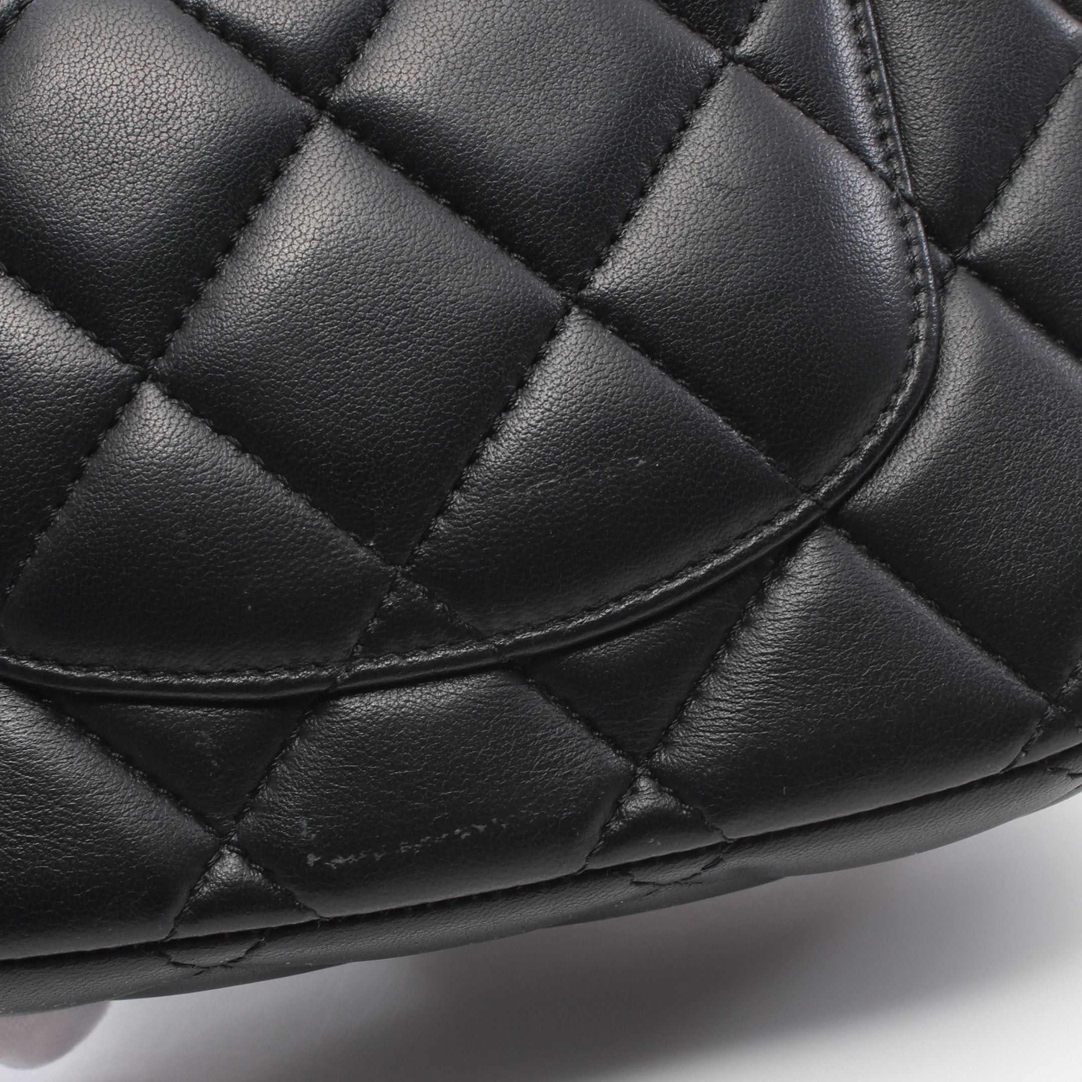 Chanel Chanel Mini Matelasse Chain Shoulder Bag Lambskin Black Gold Hardware Size ONE SIZE - 7 Thumbnail