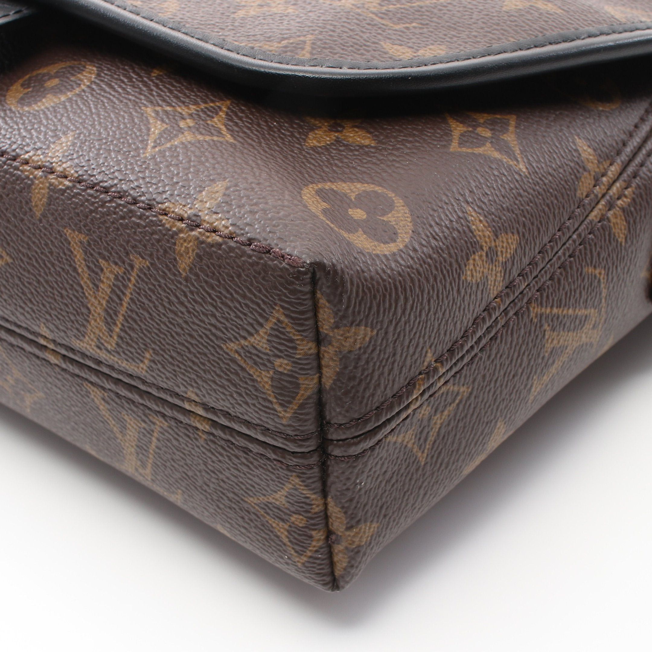 Louis Vuitton Louis Vuitton Magnetic Messenger Monogram Macassar Shoulder Bag Leather Brown Black Size ONE SIZE - 7 Thumbnail