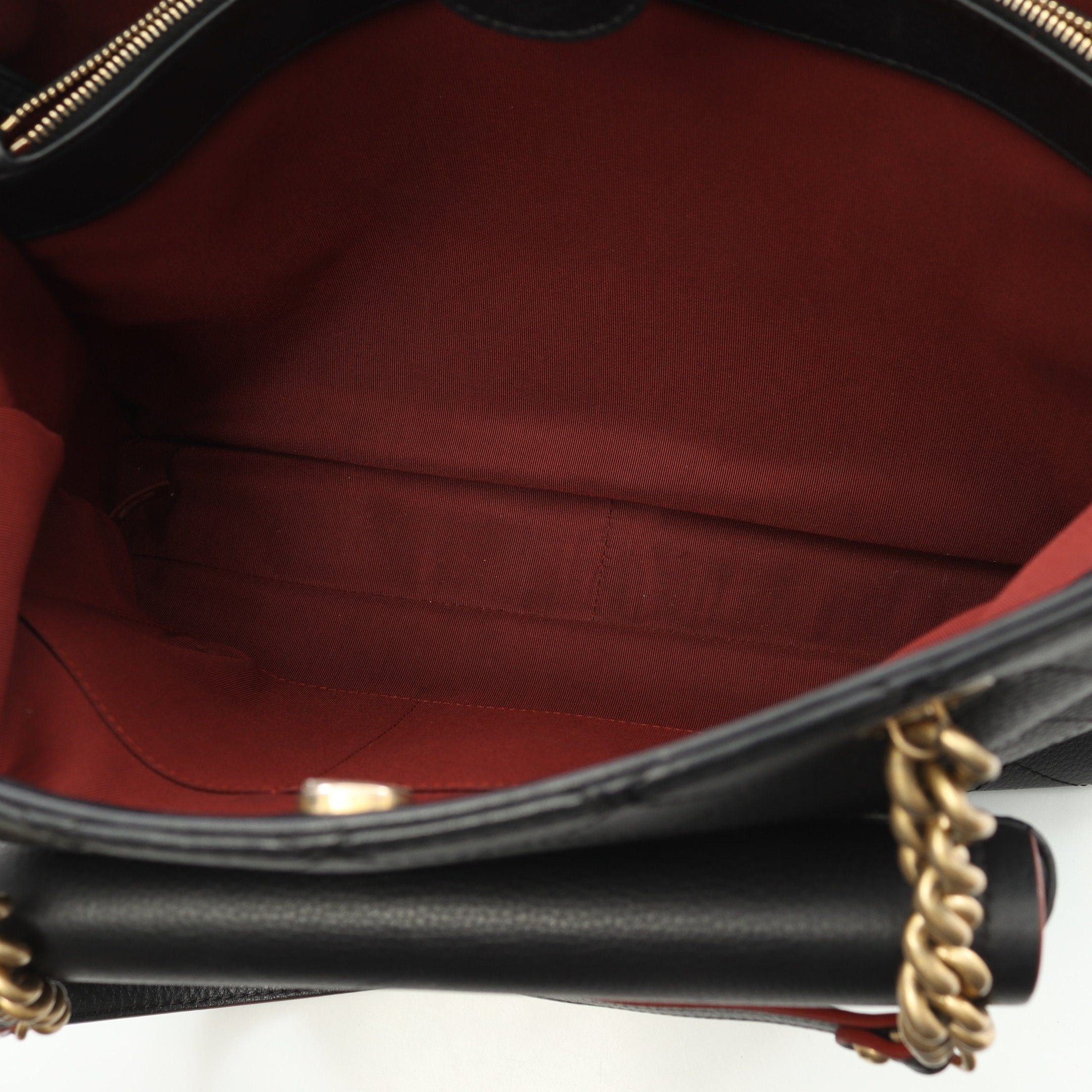 Chanel Chanel Matelasse Chain Shoulder Bag Tote Leather Black Gold Hardware Size ONE SIZE - 10 Thumbnail