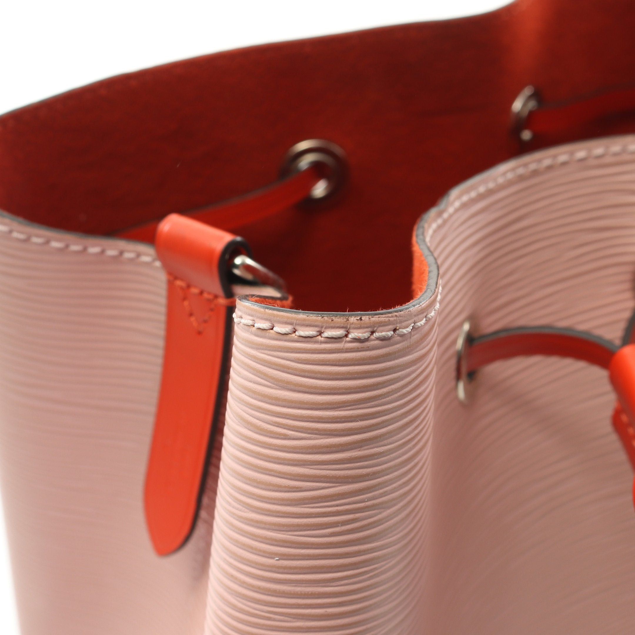Louis Vuitton Louis Vuitton Neo Noe Epi Rose Ballerine Handbag Leather Light Pink Orange Red Size ONE SIZE - 9 Thumbnail