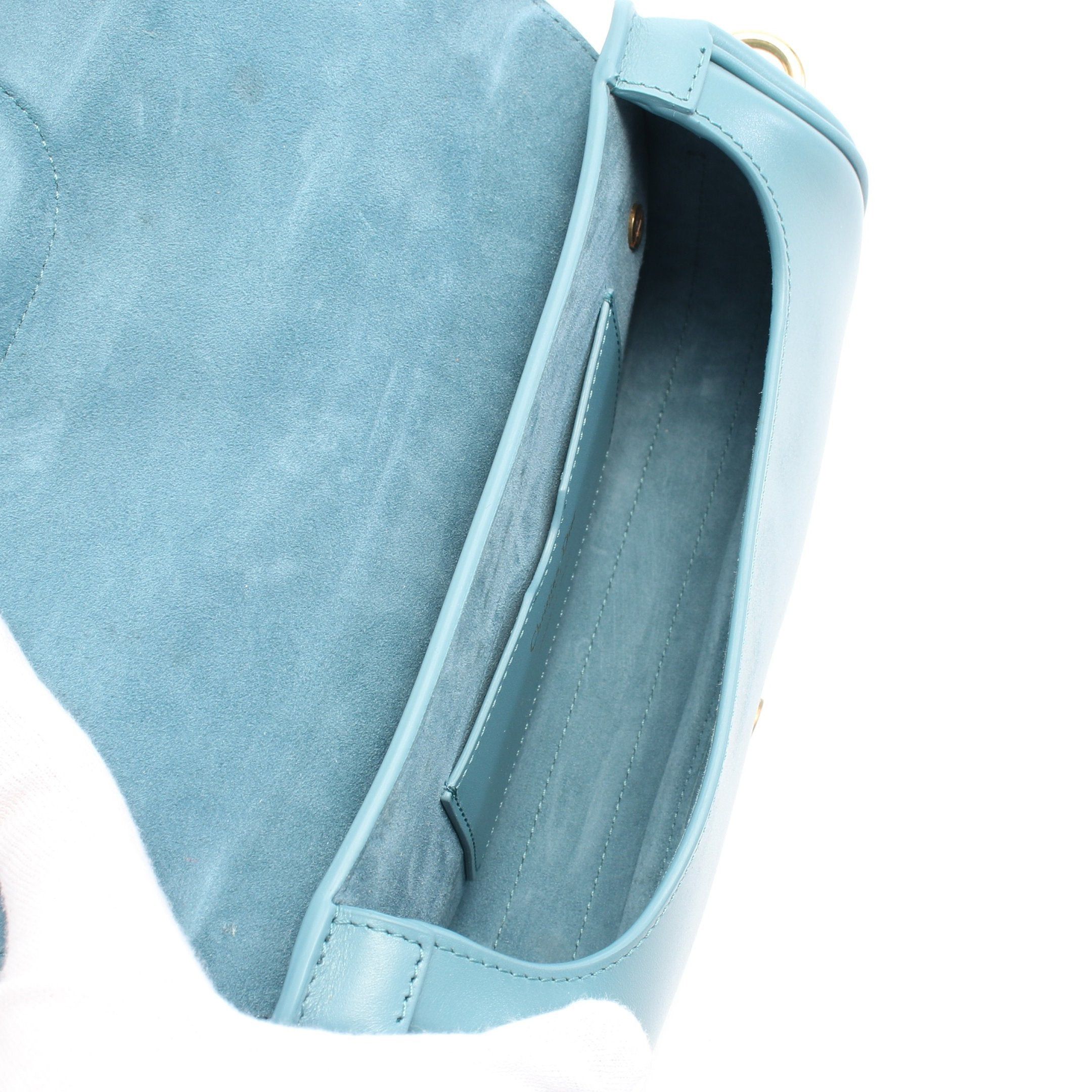 Dior Dior Bobby East-West Bag Shoulder Leather Blue Size ONE SIZE - 4 Thumbnail