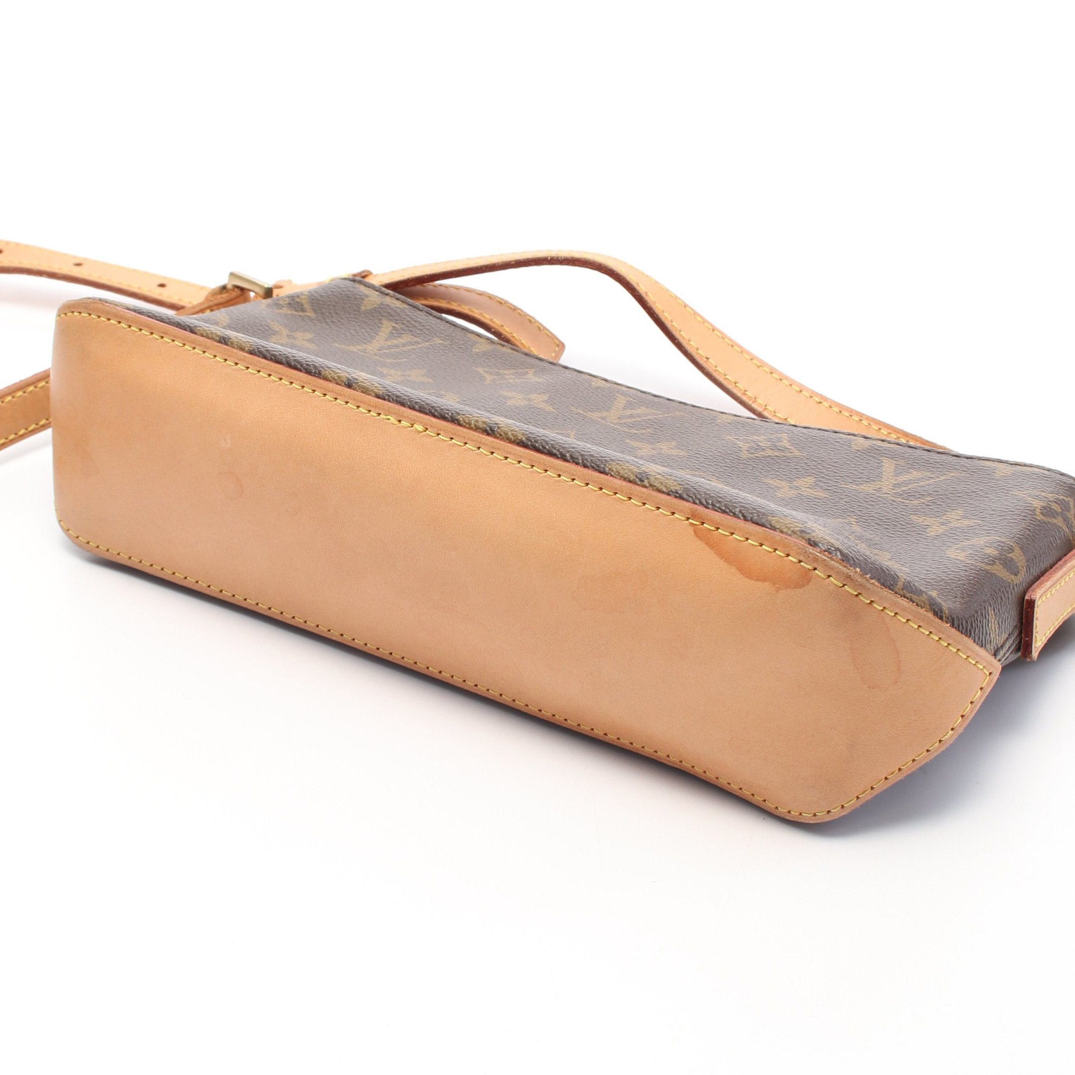 Louis Vuitton Louis Vuitton Trotteur Monogram Shoulder Bag Leather Brown Size ONE SIZE - 8 Thumbnail