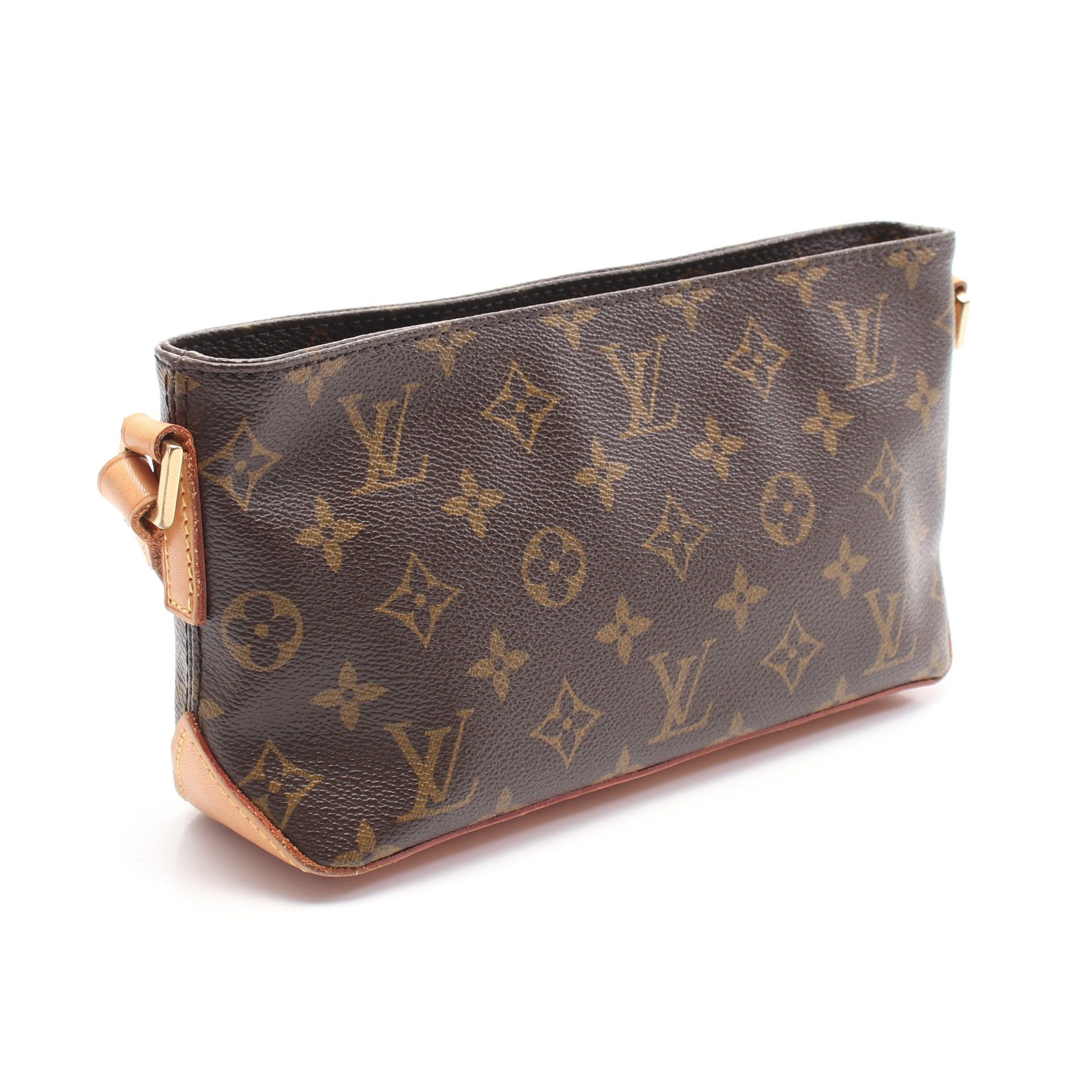 Louis Vuitton Louis Vuitton Trotteur Monogram Shoulder Bag Leather Brown Size ONE SIZE - 2 Thumbnail