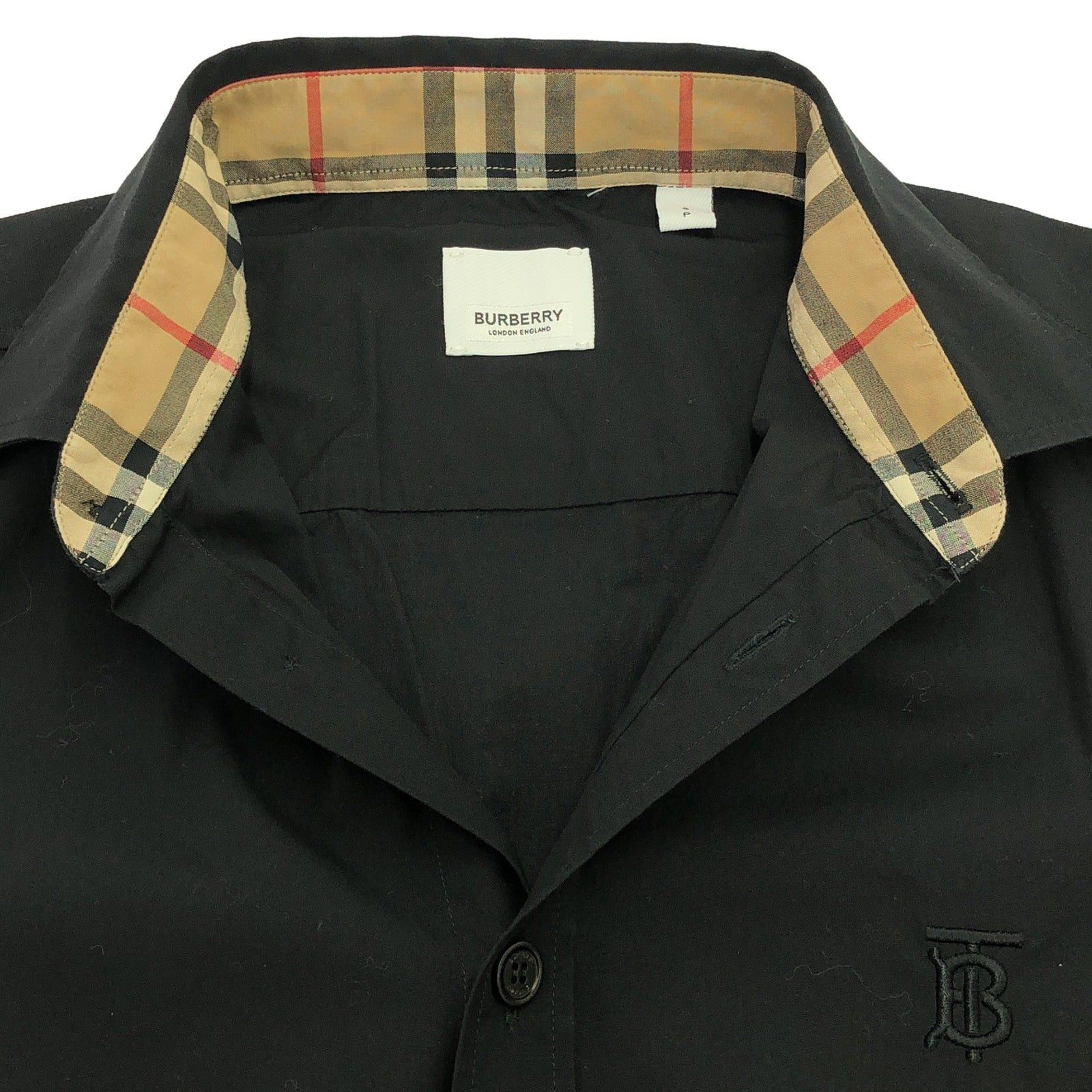 Burberry Burberry Shirt Cotton Black Size ONE SIZE - 10 Thumbnail