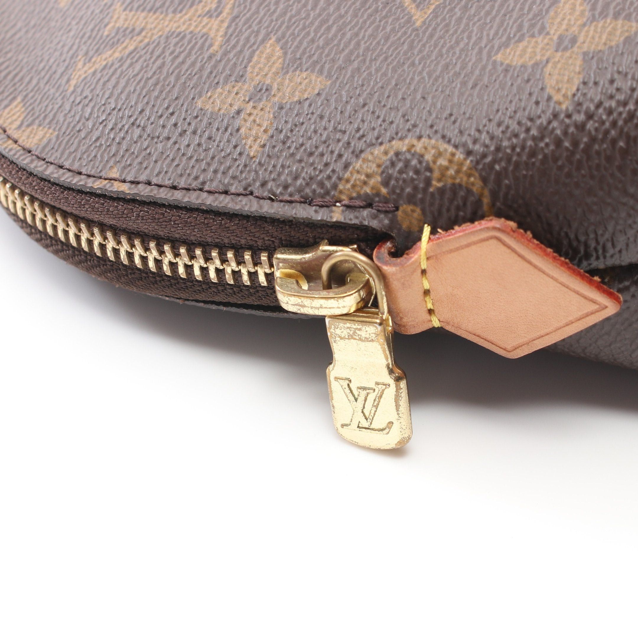 Louis Vuitton Louis Vuitton Pochette Cosmetic Gm Monogram Pouch Leather Brown Size ONE SIZE - 5 Thumbnail