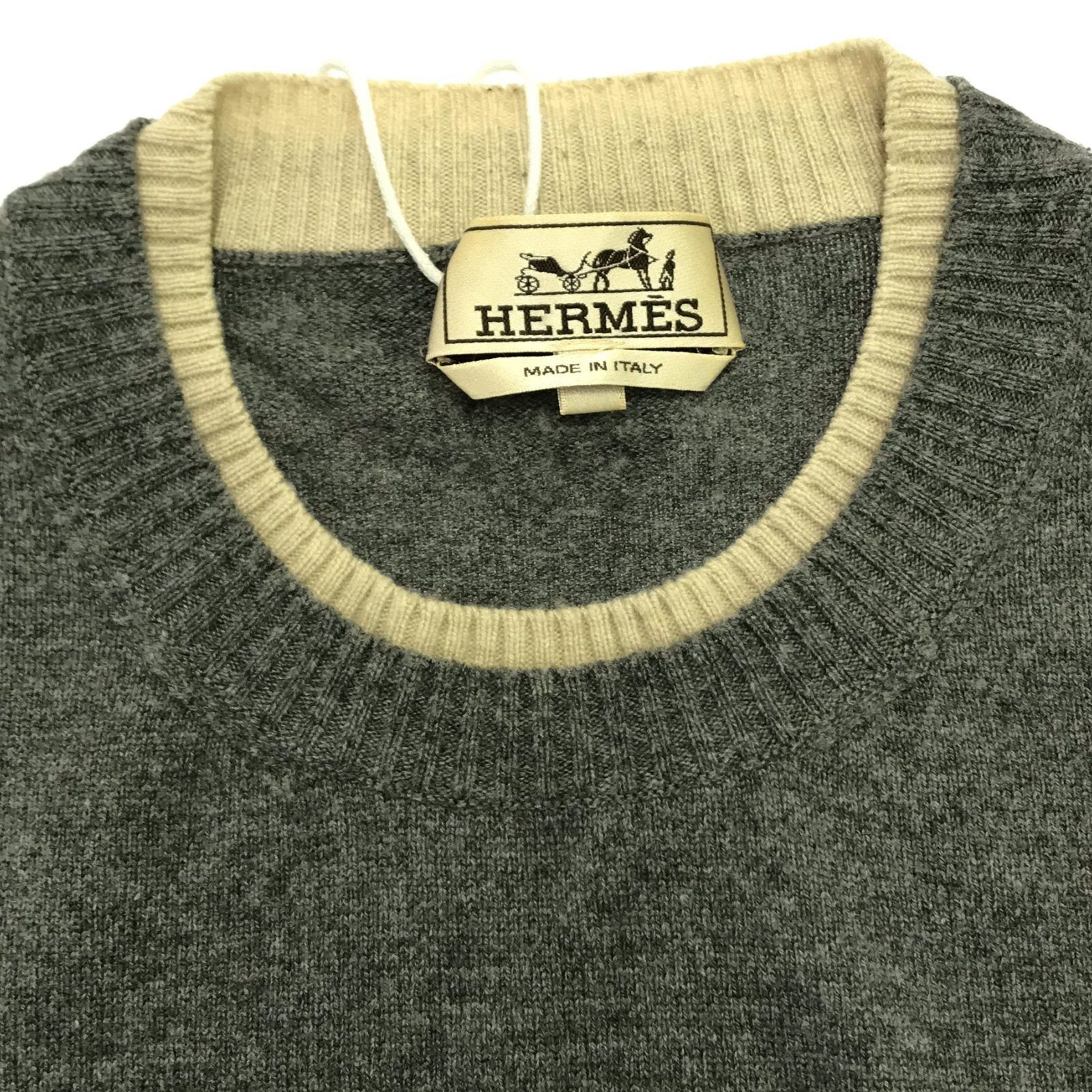 Hermes Knit Wool Gray