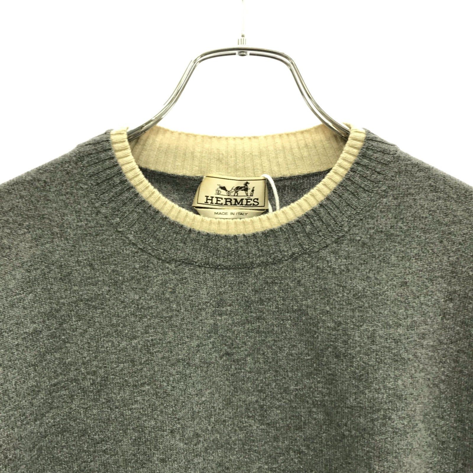 Hermes Knit Wool Gray