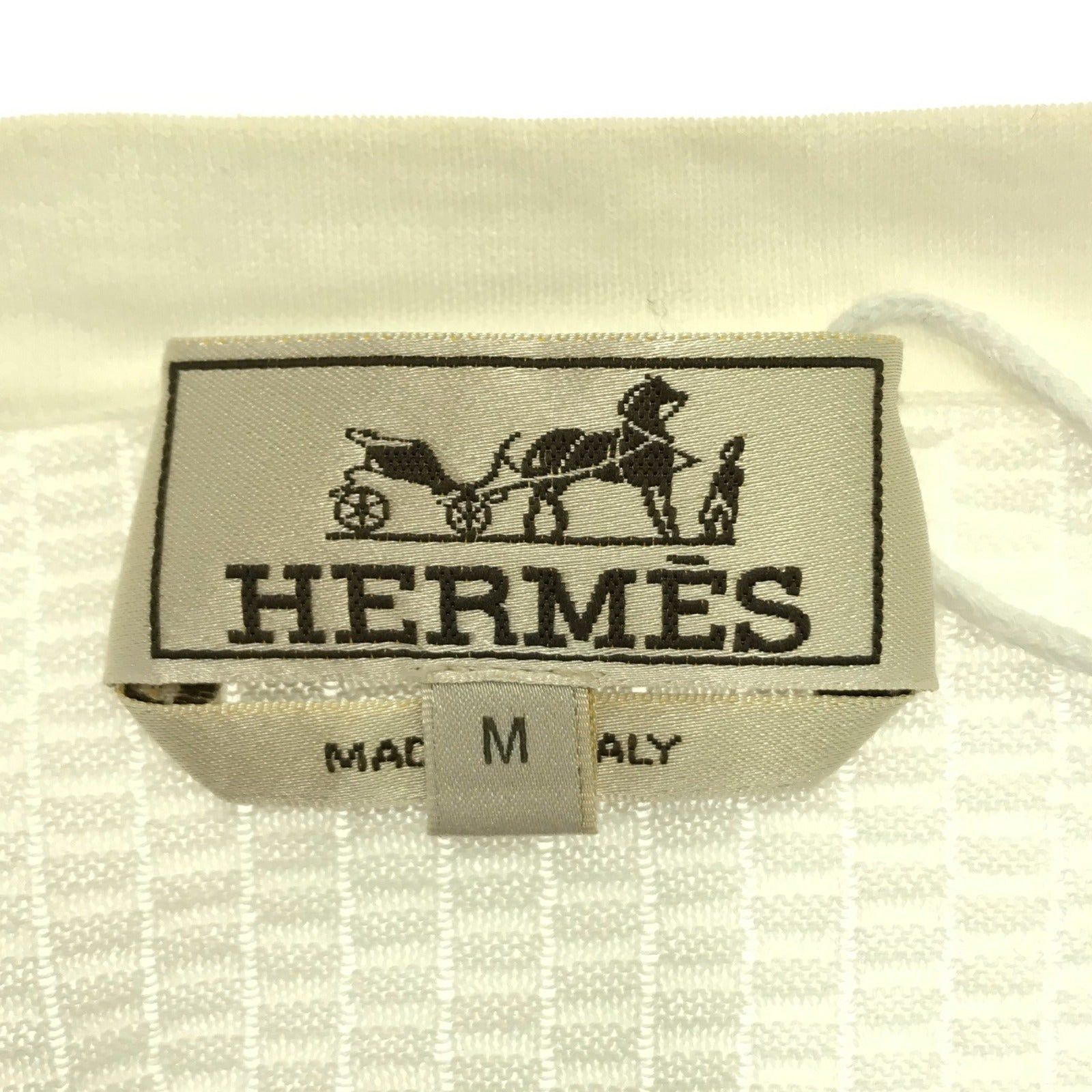 Hermes Hermes Knit Cotton White Size ONE SIZE - 5 Thumbnail