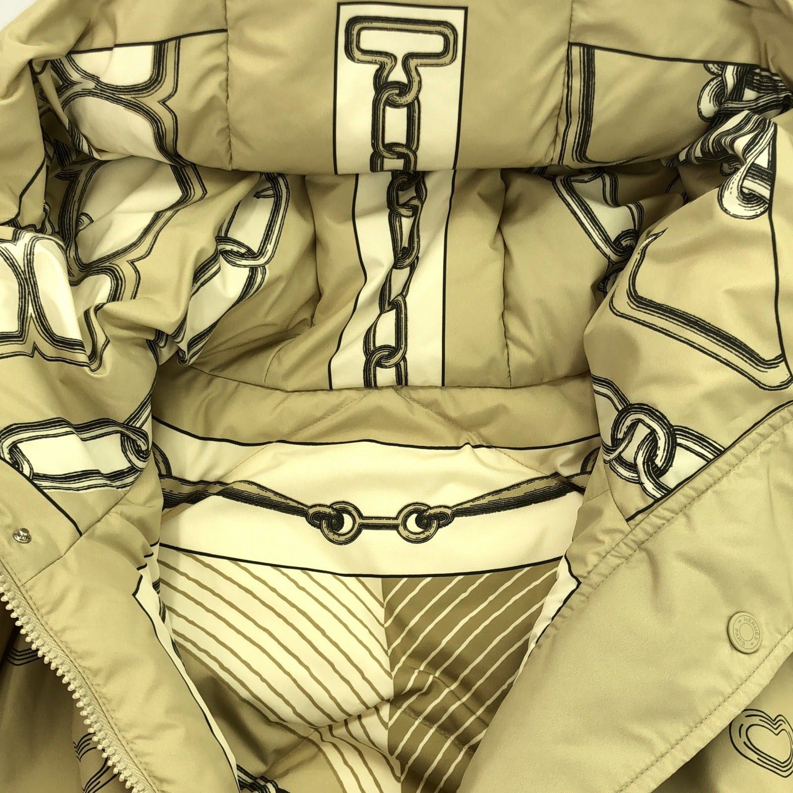 Hermes Hermes Reversible Down Jacket Beige Size ONE SIZE - 10 Thumbnail
