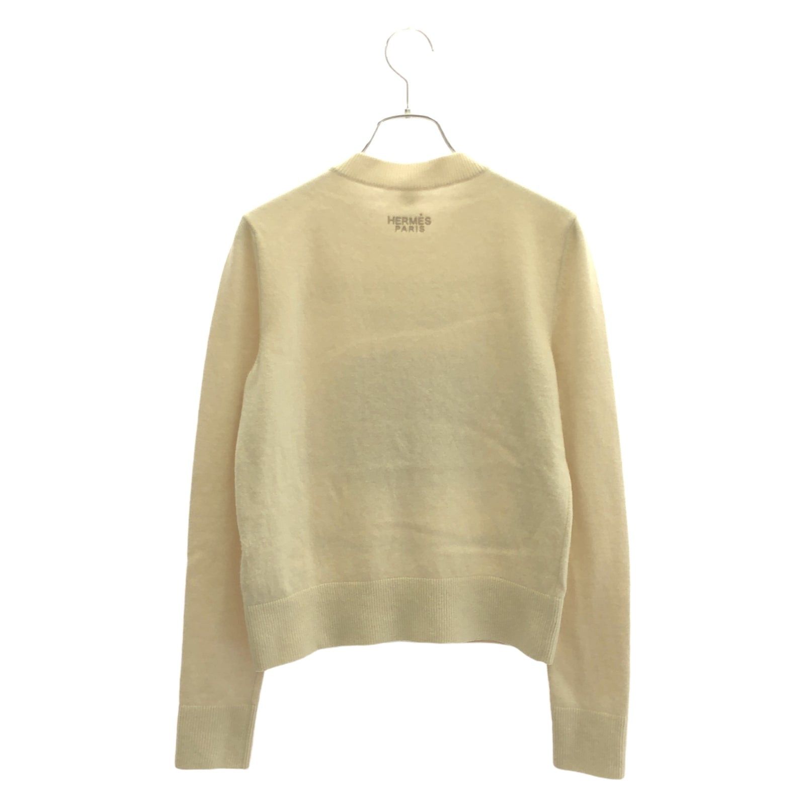 Hermes Hermes Knit 23Aw Wool Beige Size ONE SIZE - 2 Thumbnail