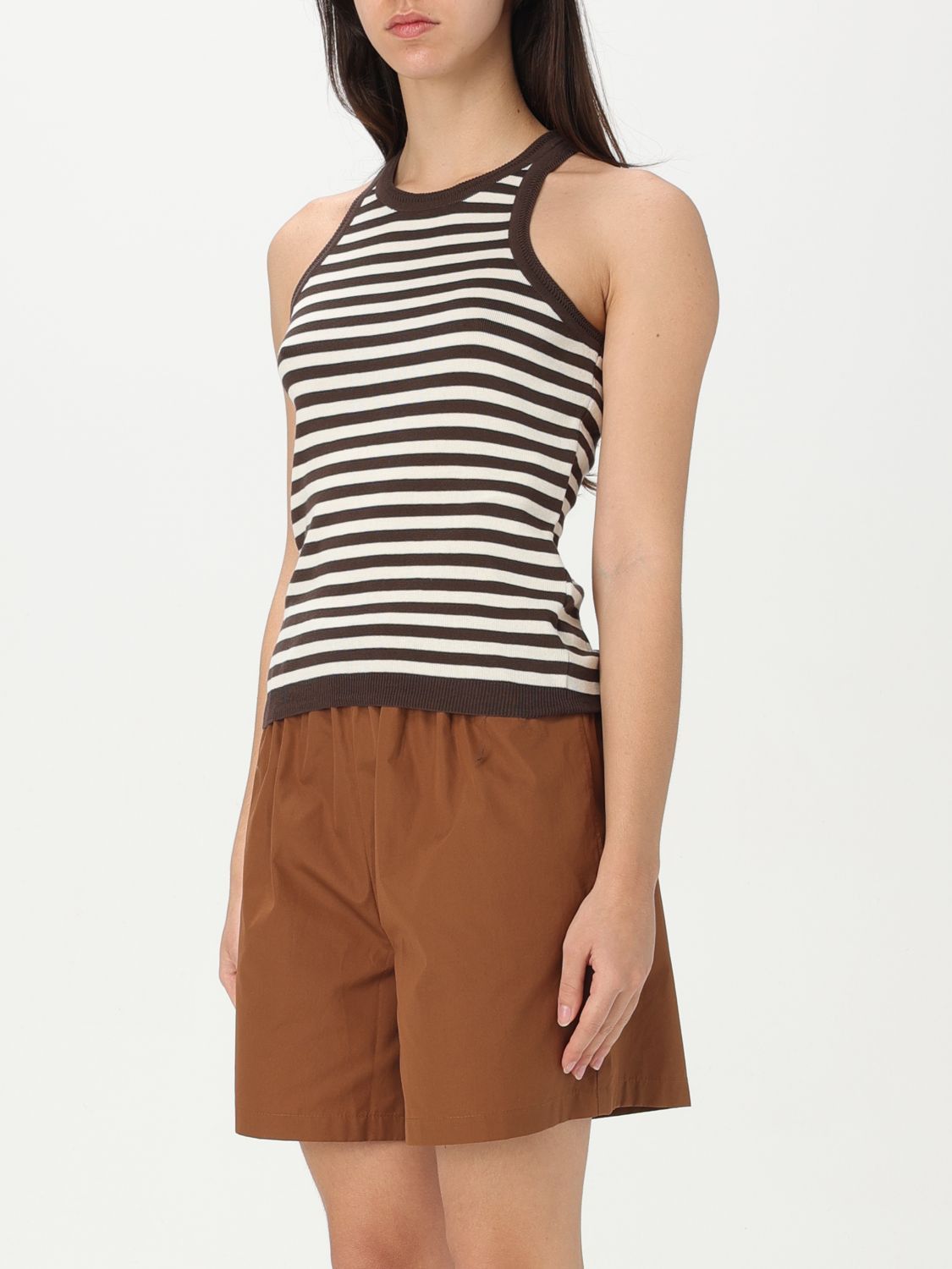 Max Mara Max Mara T-Shirt Woman White Size XS / US 0-2 / IT 36-38 - 4 Thumbnail