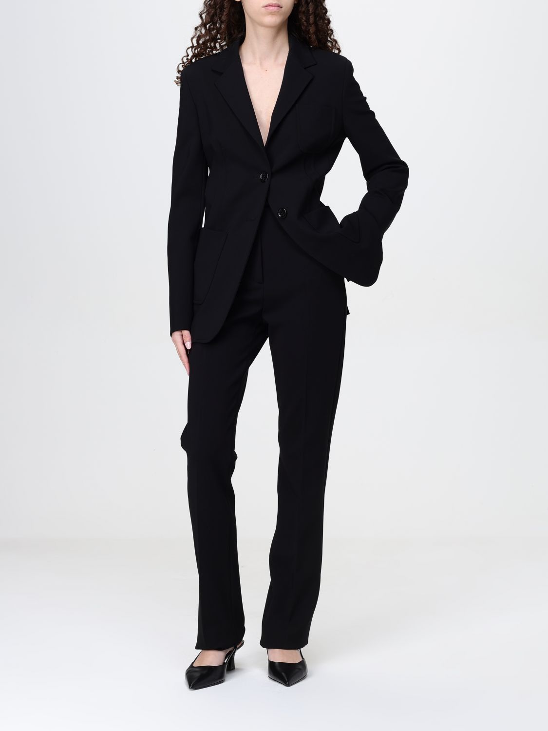 Max Mara Max Mara Jacket Woman Black Size M / US 6-8 / IT 42-44 - 2 Thumbnail