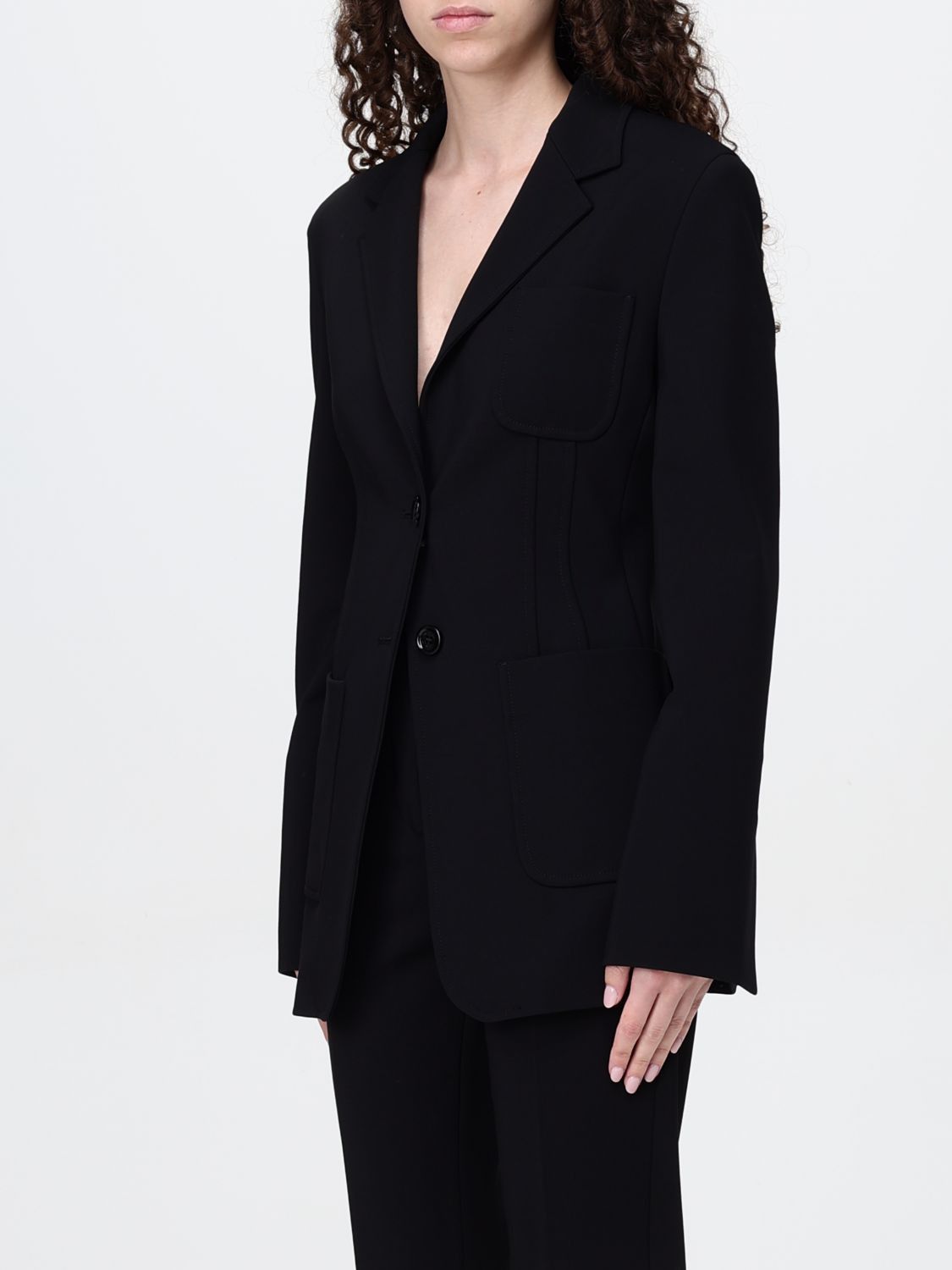 Max Mara Max Mara Jacket Woman Black Size M / US 6-8 / IT 42-44 - 4 Thumbnail