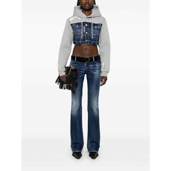 Dsquared2 DSQUARED2 Women Denims S30342 S72LB0844 470 BLUE Size 27" / US 4 / IT 40 - 5 Thumbnail