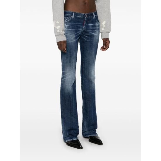 Dsquared2 DSQUARED2 Women Denims S30342 S72LB0844 470 BLUE Size 27" / US 4 / IT 40 - 2 Thumbnail