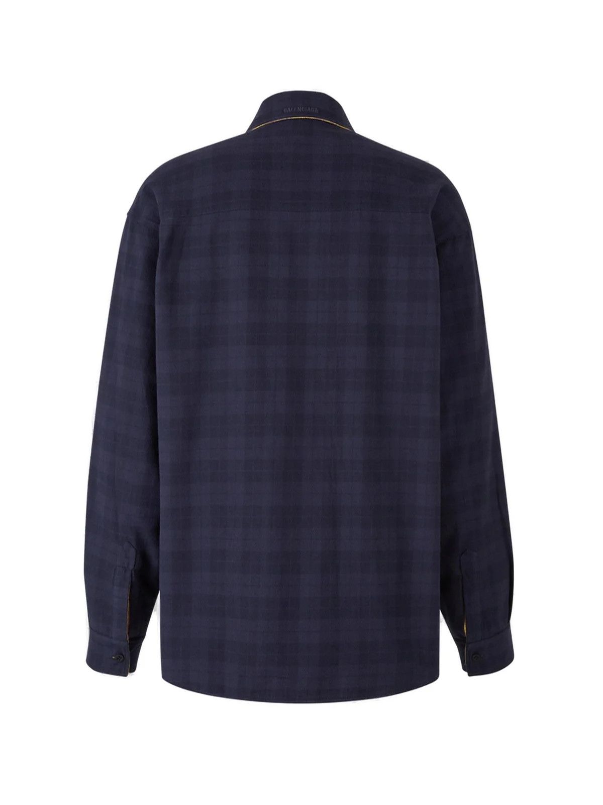 Balenciaga Balenciaga Checkered Reversible Overshirt Size US XS / EU 42 / 0 - 4 Thumbnail