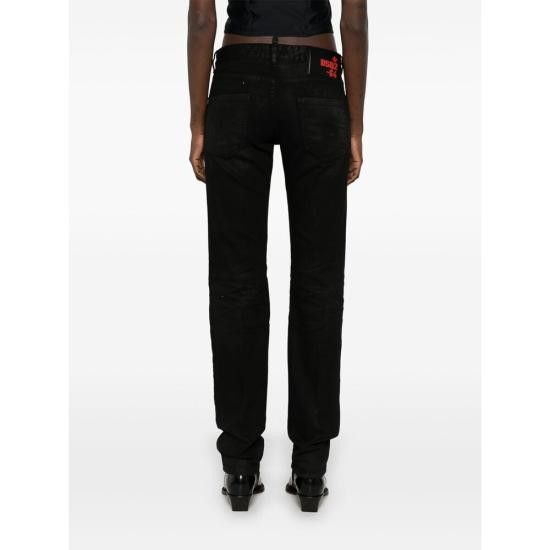 Dsquared2 DSQUARED2 Women Denims S30564 S72LB0824 900 BLACK Size 30" / US 8 / IT 44 - 2 Thumbnail