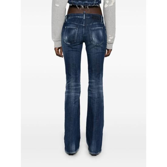 Dsquared2 DSQUARED2 Women Denims S30342 S72LB0844 470 BLUE Size 32" / US 10 / IT 46 - 3 Thumbnail