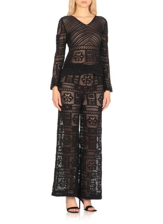 D.Exterior D. EXTERIOR Women Sweater 60358 2NERO Black Size XS / US 0-2 / IT 36-38 - 2 Thumbnail