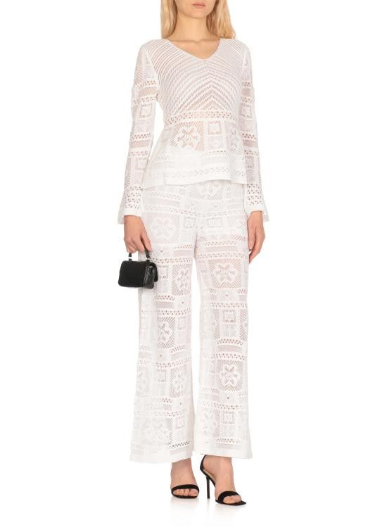 D.Exterior D. EXTERIOR Women Sweater 60358 1BIAN White Size S / US 4 / IT 40 - 5 Thumbnail