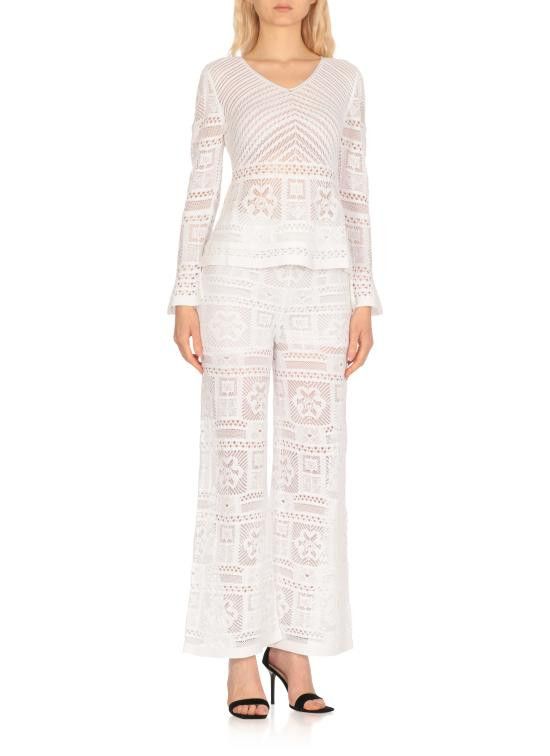 D.Exterior D. EXTERIOR Women Sweater 60358 1BIAN White Size XS / US 0-2 / IT 36-38 - 2 Thumbnail