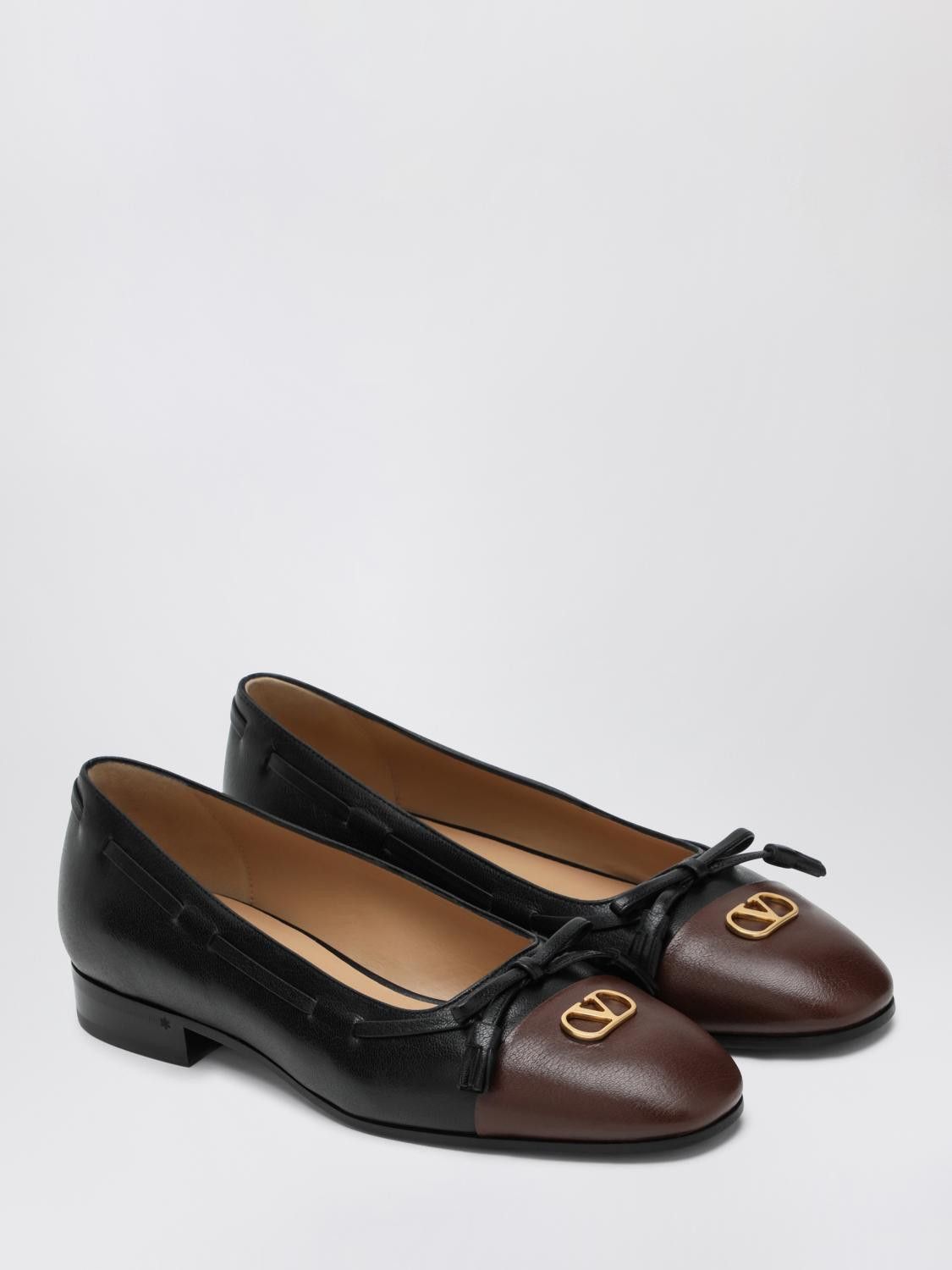Valentino Valentino Garavani Ballet Flats Woman Coffee Size US 12 / IT 42 - 2 Thumbnail