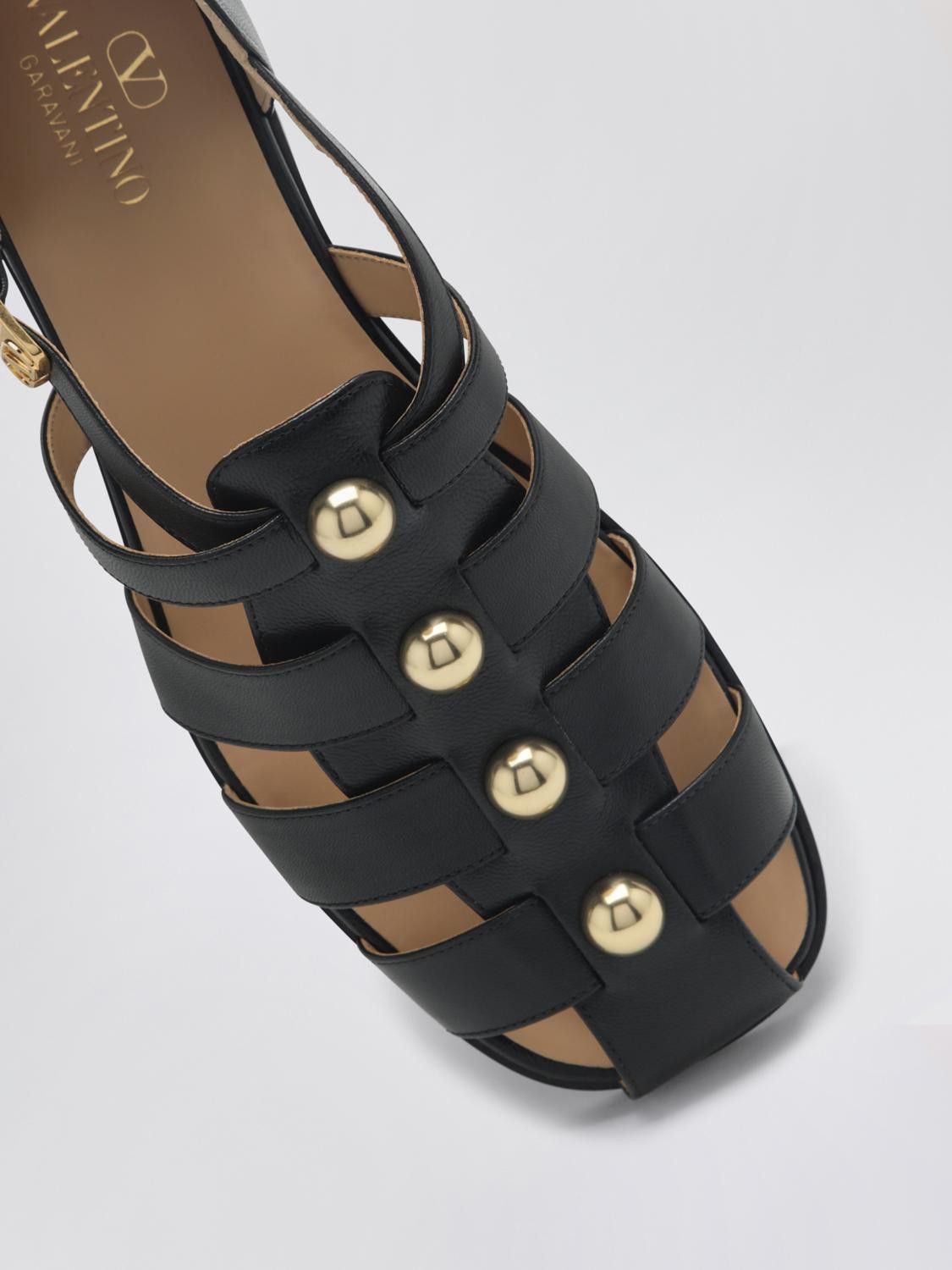 Valentino Valentino Garavani Sandals Men Black Size US 6 / EU 39 - 4 Thumbnail
