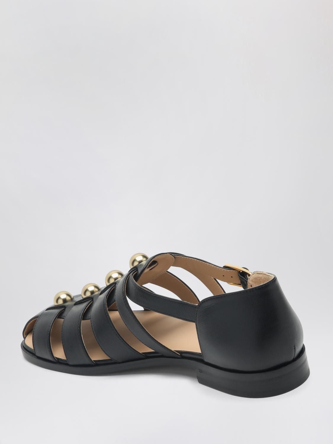 Valentino Valentino Garavani Sandals Men Black Size US 6 / EU 39 - 3 Thumbnail