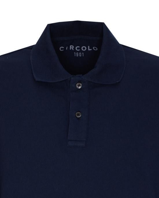 CIRCOLO 1901 Men Polo Shirts CN4720 447TO Blue