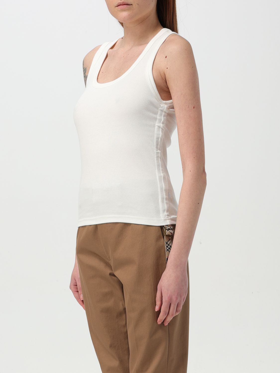 Burberry Burberry T-Shirt Woman White Size S / US 4 / IT 40 - 4 Thumbnail