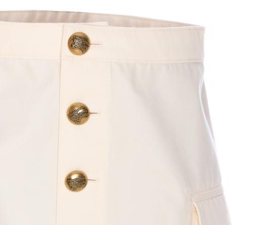 Burberry BURBERRY Women Mid Skirts 8106353 B9352 White Size 27" / US 4 / IT 40 - 4 Thumbnail