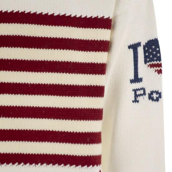 Polo Ralph Lauren POLO RALPH LAUREN Men Sweater 710962906 WHITE Size US S / EU 44-46 / 1 - 4 Thumbnail
