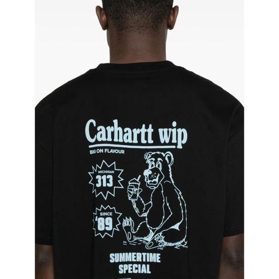 Carhartt CARHARTT Men T-Shirts I034644 2X8XX BLACK Size US L / EU 52-54 / 3 - 3 Thumbnail