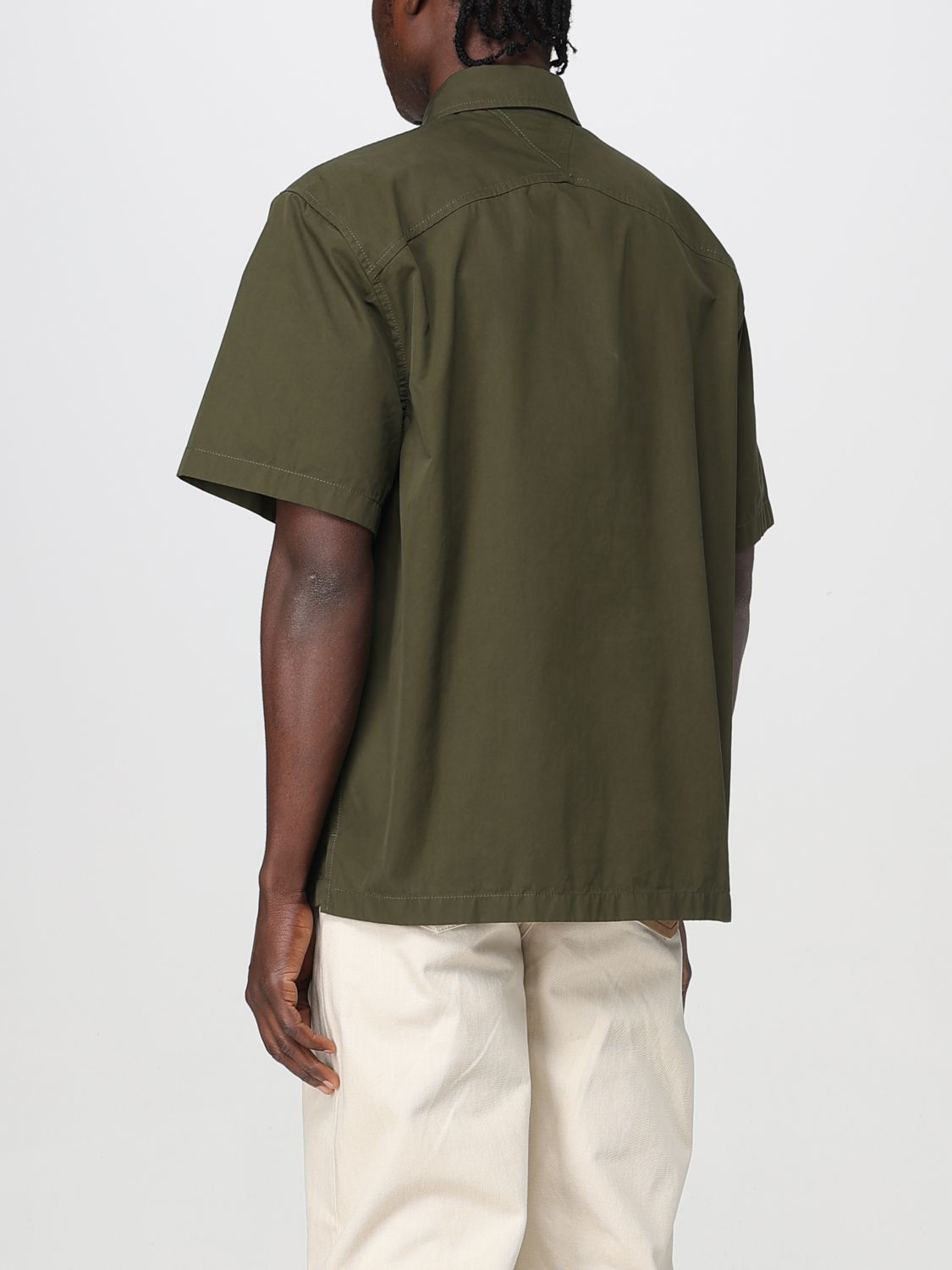 Bottega Veneta Bottega Veneta Shirt Men Kaki Size US XL / EU 56 / 4 - 3 Thumbnail