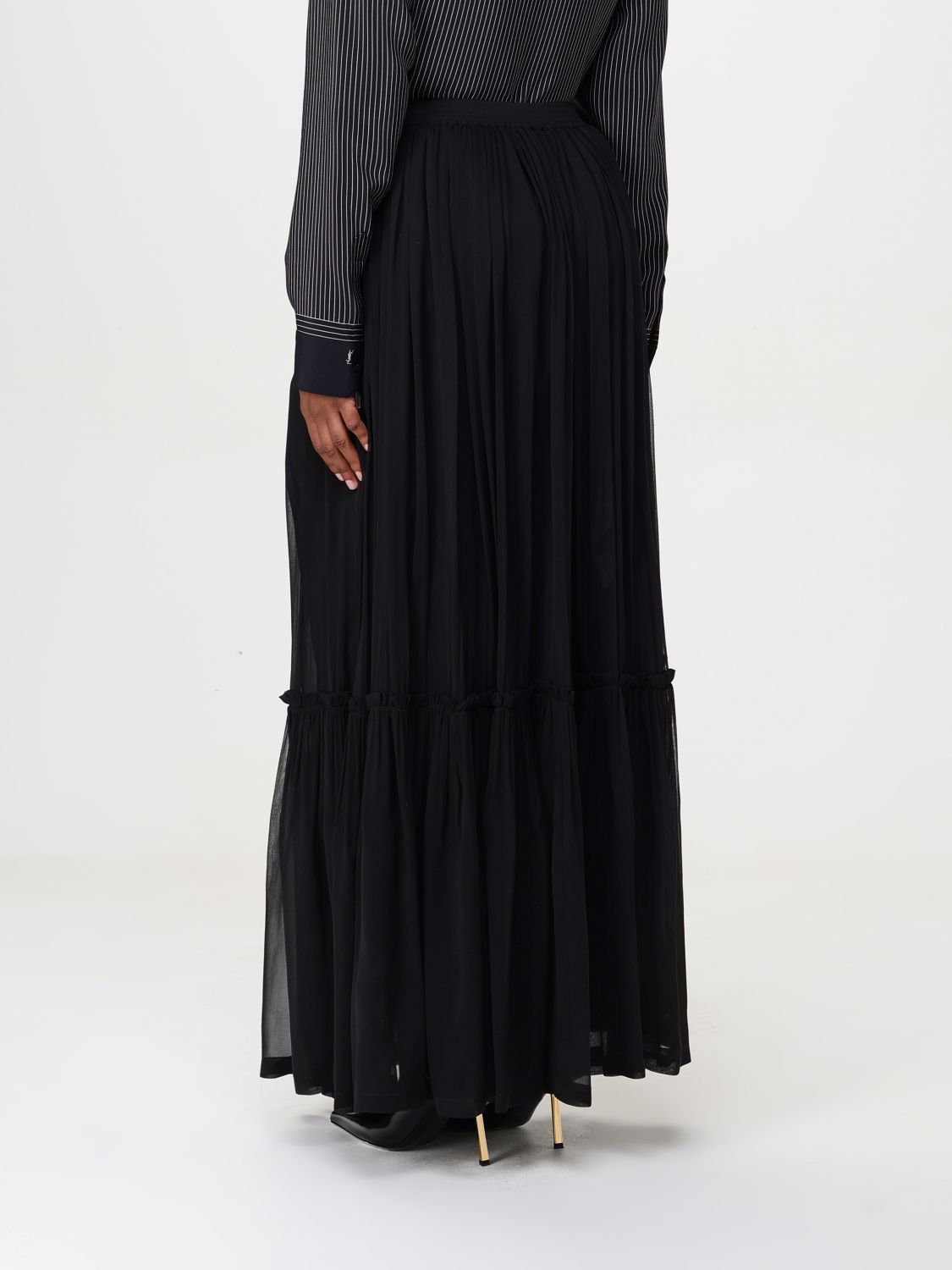 Saint Laurent Paris Saint Laurent Skirt Woman Black Size 26" / US 2 / IT 38 - 3 Thumbnail