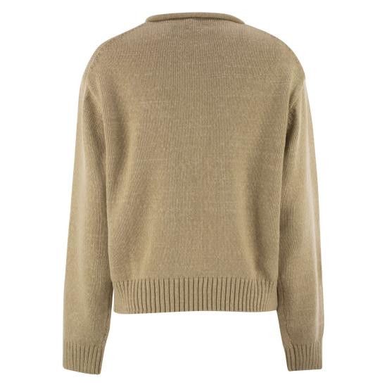 Polo Ralph Lauren POLO RALPH LAUREN Women Sweater 211959272 BEIGE Size M / US 6-8 / IT 42-44 - 2 Thumbnail