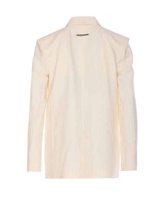 Patrizia Pepe PATRIZIA PEPE Women Jackets 2S1524 A052B823 White Size M / US 6-8 / IT 42-44 - 2 Thumbnail