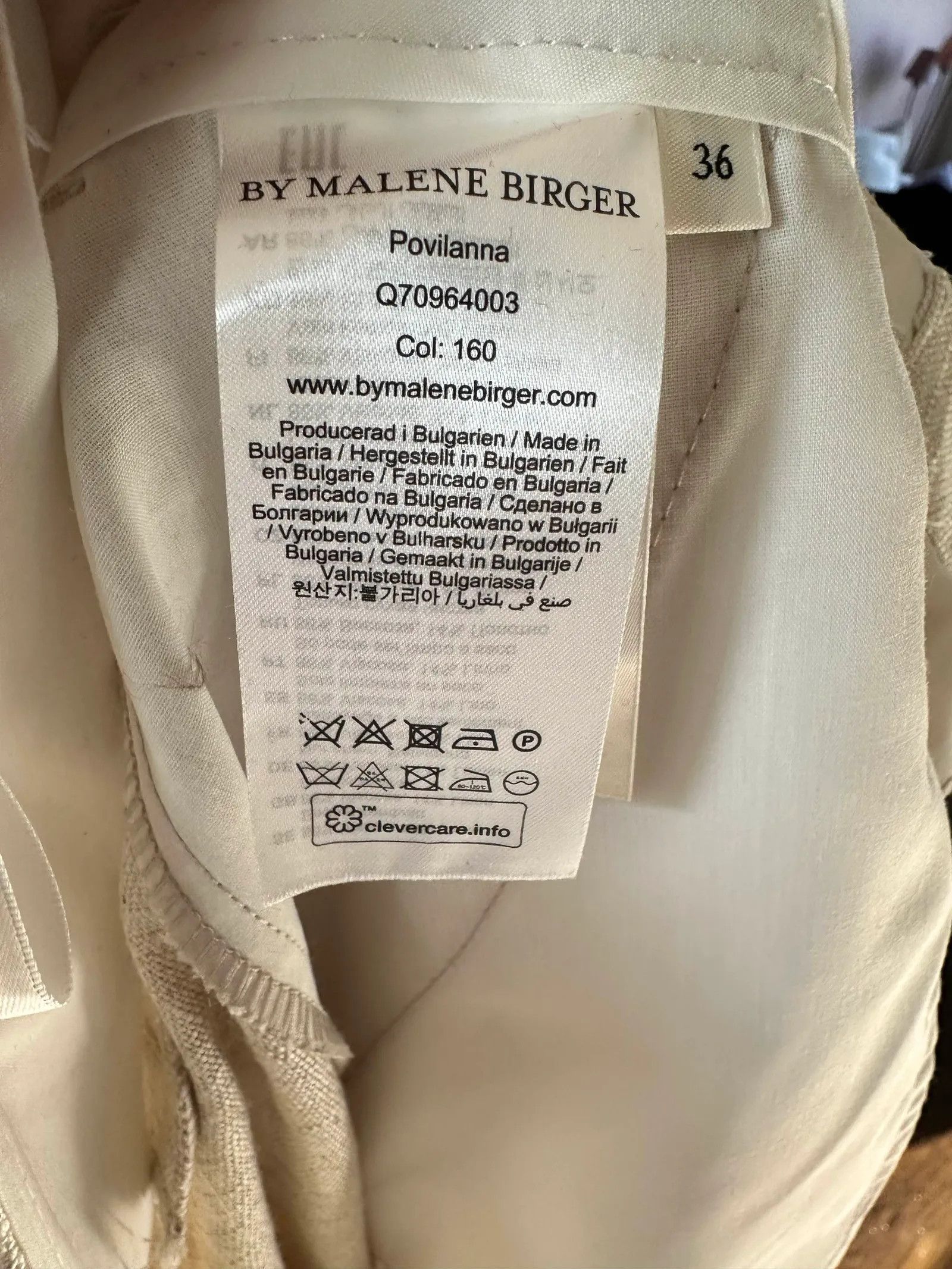 By Malene Birger By Malene Birger Povilanna Pants Size 26" / US 2 / IT 38 - 4 Thumbnail