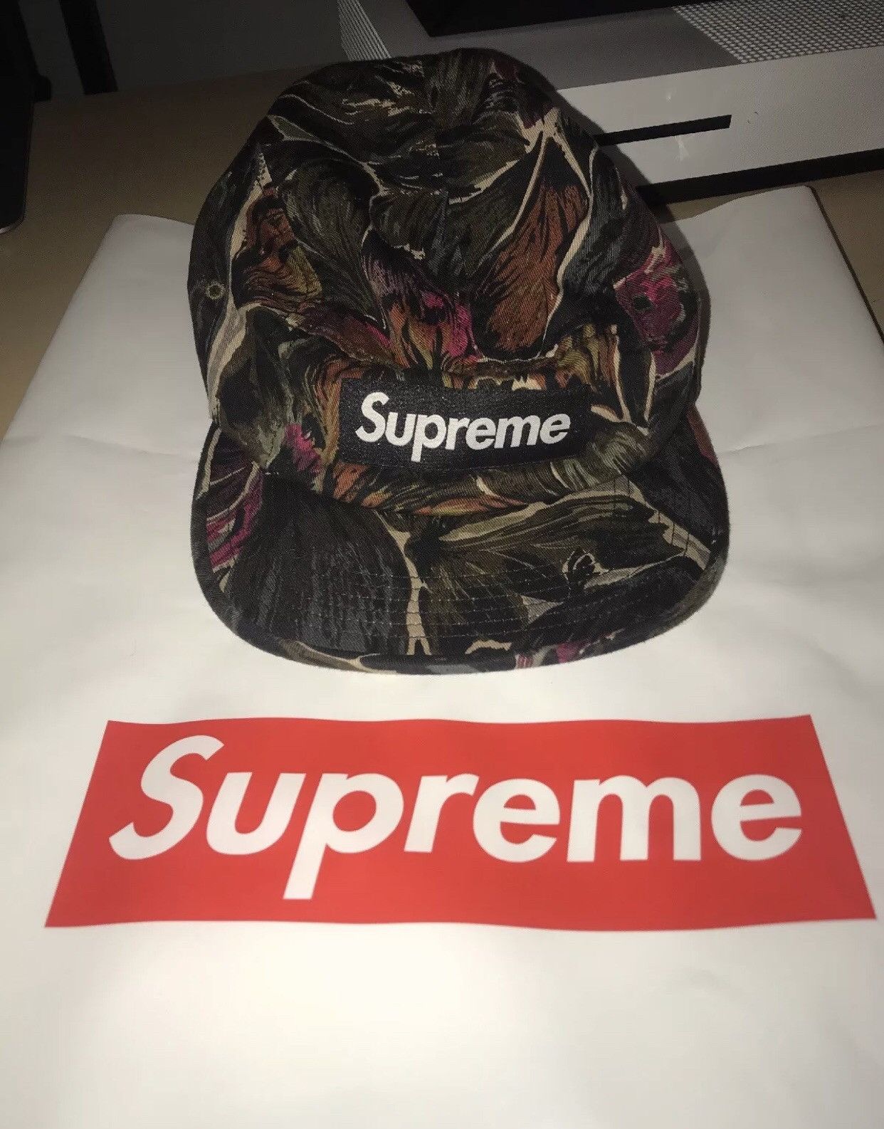 Supreme Supreme Floral Camp hat SS17 | Grailed