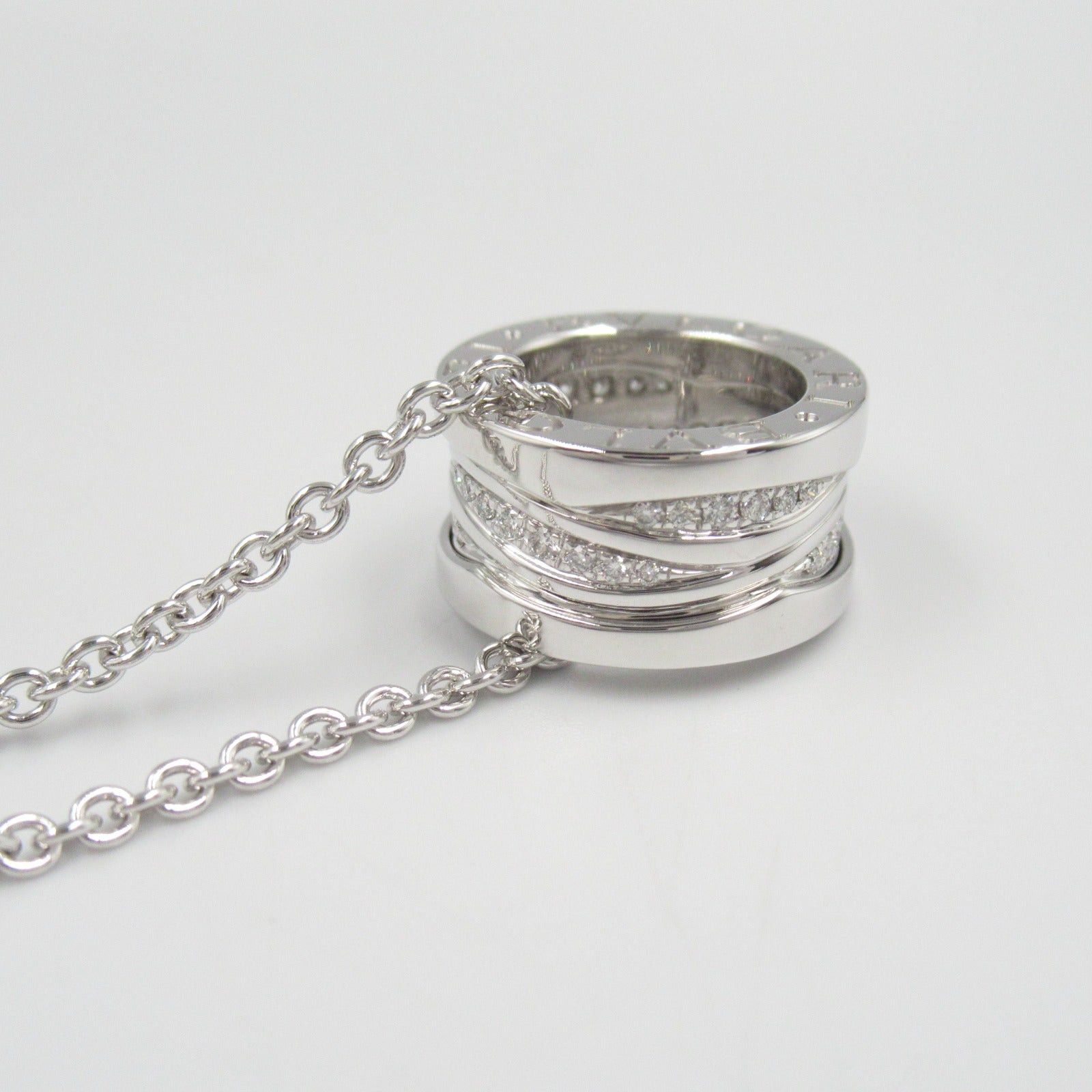 Bvlgari Bvlgari B Zero One Legend Diamond Necklace K18Wg (White Gold) Clear Size ONE SIZE - 8 Thumbnail