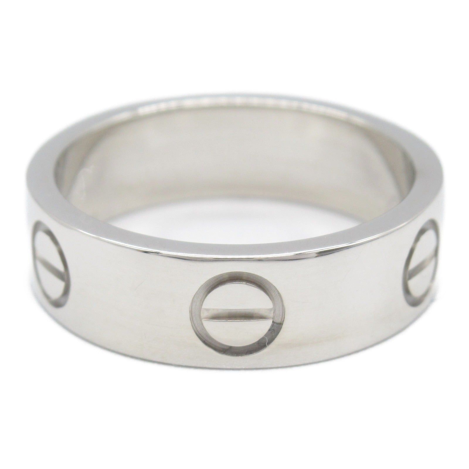 Cartier Cartier Love Ring K18Wg (White Gold) Silver Size ONE SIZE - 3 Thumbnail