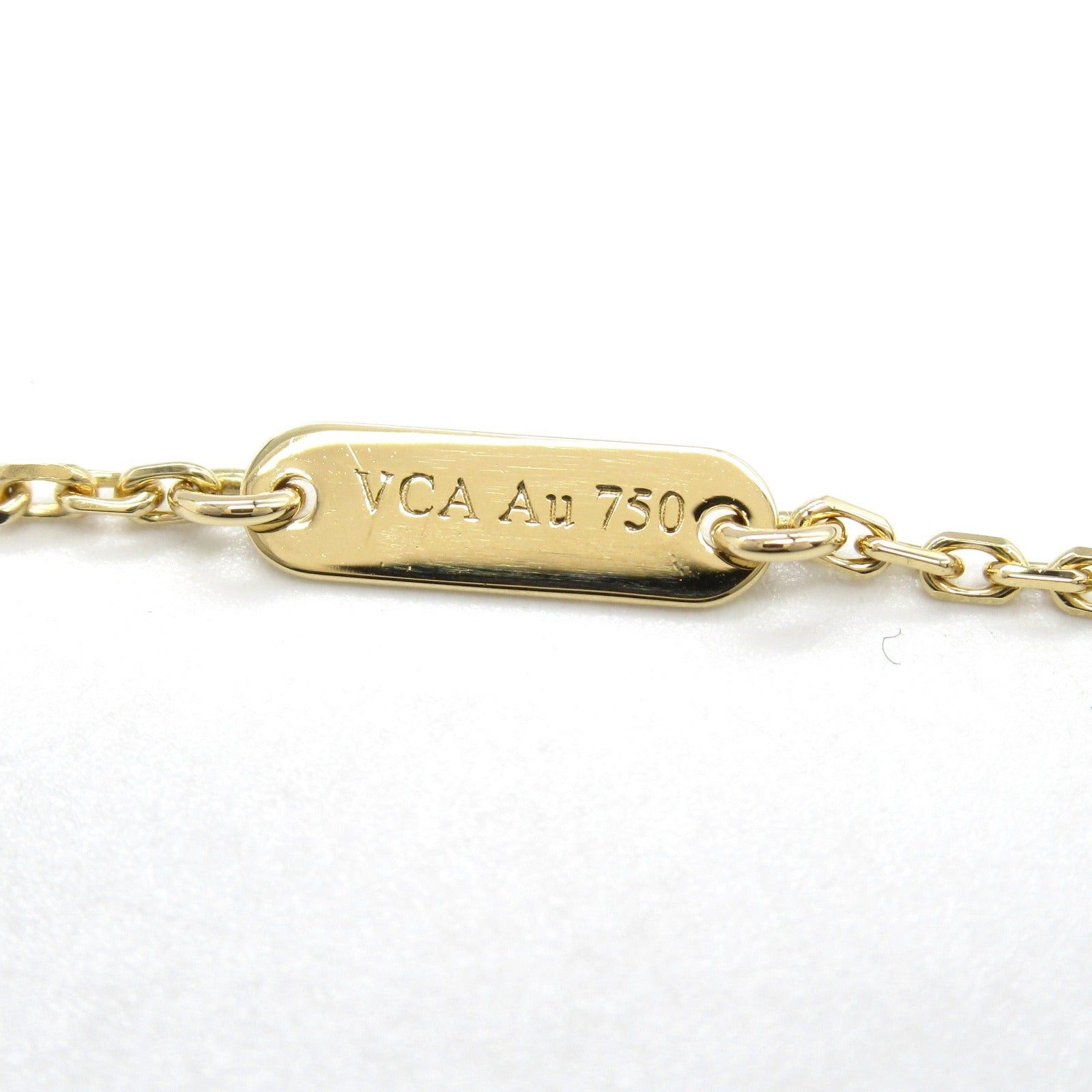 Van Cleef & Arpels Van Cleef Arpels Alhambra Necklace Onyx K18 (Yellow Gold) Black Size ONE SIZE - 4 Thumbnail